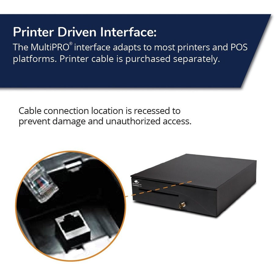 S100 DRAWER 16X16 BLK 24V 5BILL