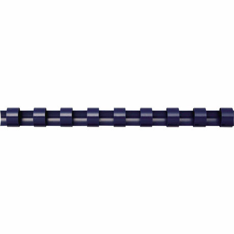 Fellowes Plastic Binding Combs - Navy, 3/8" Diameter