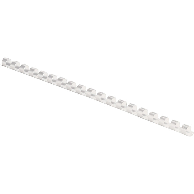 Fellowes Plastic Combs - Round Back 5/16" 40 sheets White, 100 pk