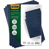 Fellowes Grain Presentation Covers - Oversize, Navy, 200 pack