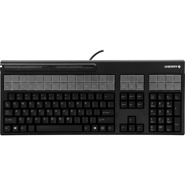 CHERRY G86-71410 LPOS (Large Point of Sale) Black Wired MSR Keyboard