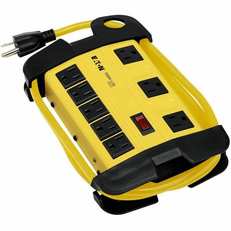 Eaton Tripp Lite Series Power It! 8-Outlet Safety Power Strip, 15 ft. (4.57 m) Cord, Hang Holes, Cord Wrap, Outlet Covers