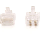 C2G RJ45 Cat5 8 x 8 Modular Plug for Solid Flat Cable