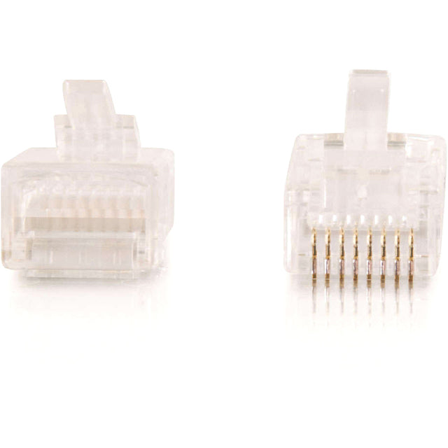 C2G RJ45 Cat5 8 x 8 Modular Plug for Solid Flat Cable