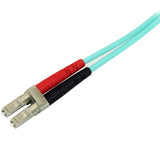 StarTech.com 2m (6ft) LC/UPC to SC/UPC OM3 Multimode Fiber Optic Cable, Full Duplex 50/125 Zipcord, 100G, LSZH Fiber Jumper Cord