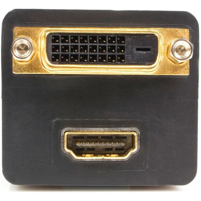 StarTech.com 1ft HDMI Splitter Cable, HDMI Male to DVI-D Female Adapter, Full HD 1920x1200p 60Hz, HDMI Male to DVI Female Splitter