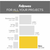 Fellowes Glossy Pouches - Menu, 3 mil, 25 pack