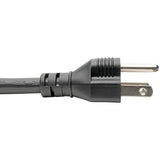 Eaton Tripp Lite Series Computer Power Cord, C19 to NEMA 5-15P - Heavy-Duty, 15A, 125V, 14 AWG, 10 ft. (3.05 m), Black