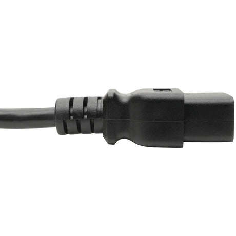 Eaton Tripp Lite Series Computer Power Cord, C19 to NEMA 5-15P - Heavy-Duty, 15A, 125V, 14 AWG, 10 ft. (3.05 m), Black