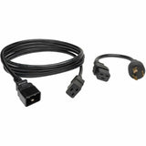 Eaton 3.7kW Single-Phase 208/230V Switched PDU - LX Platform, 8 C13 Outlets, C20 Input with L6-20P Adapter, 2.4m Cord, 1U Rack-mount, TAA