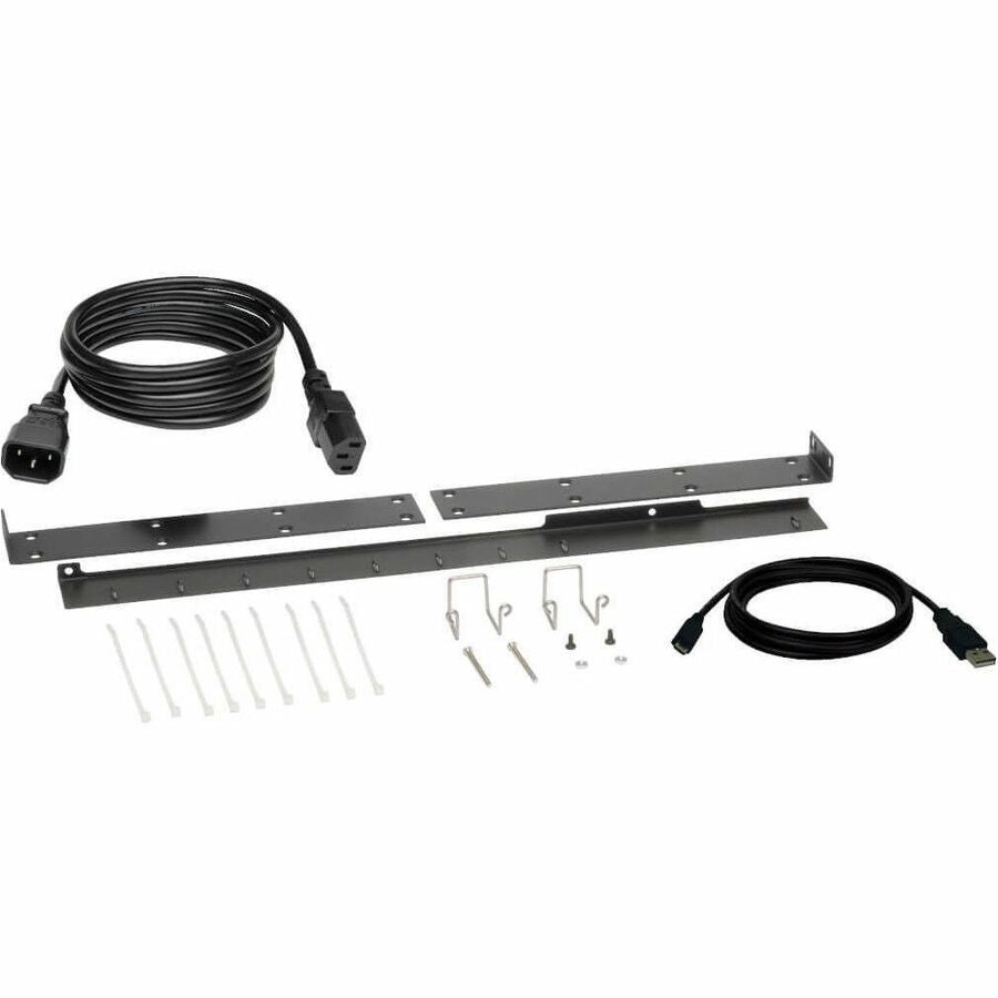 Eaton 2.5kW Single-Phase 208/230V Switched PDU - LX Platform, 8 C13 Outlets, C14 Input 2m Cord, 1U Rack-Mount, TAA