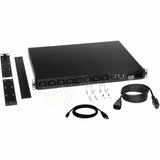 Eaton 2.5kW Single-Phase 208/230V Switched PDU - LX Platform, 8 C13 Outlets, C14 Input 2m Cord, 1U Rack-Mount, TAA