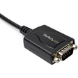 StarTech.com 1ft (30cm) 1-Port Professional USB to Serial Adapter Cable with COM Retention, USB to RS232 Adapter - TAA