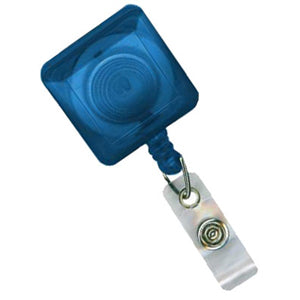 Brady Square Translucent Spring Clip Badge Reel