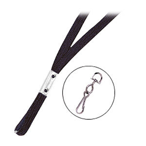 Brady Flat Braid Lanyard with Nickel Plated Steel Swivel Hook