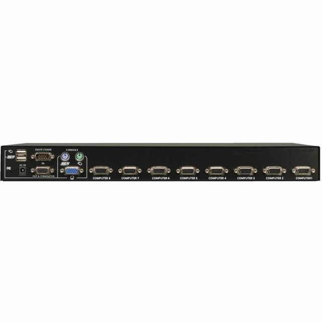 Eaton Tripp Lite Series 8-Port 1U Rack-Mount USB/PS2 KVM Switch with On-Screen Display