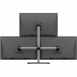 Atdec quad/triple/dual/single monitor desk mount - Freestanding base - Loads up to 17.6lb flat or 13.5lb curved - VESA 75x75, 100x100
