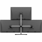 Atdec quad/triple/dual/single monitor desk mount - Freestanding base - Loads up to 17.6lb flat or 13.5lb curved - VESA 75x75, 100x100
