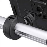 Atdec quad/triple/dual/single monitor desk mount - Freestanding base - Loads up to 17.6lb flat or 13.5lb curved - VESA 75x75, 100x100