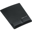 Fellowes&reg; MICROBAN&reg; Memory Form Mouse Pad with Wrist Support - Black (9181201)