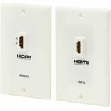 Eaton Tripp Lite Series HDMI over Dual Cat5/Cat6 Extender Wall Plate Kit with Transmitter and Receiver, TAA