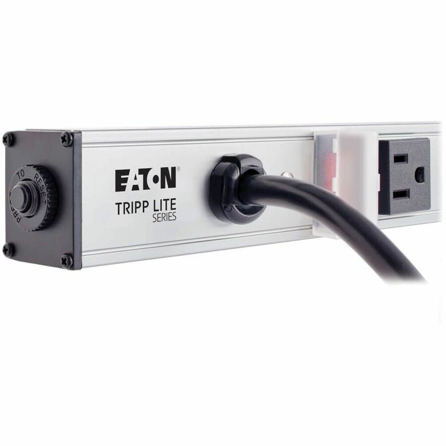 Eaton Tripp Lite Series 24-Outlet Vertical Power Strip, 120V, 15A, 5-15P, 15 ft. (4.57 m) Cord, 72 in.