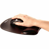 Fellowes&reg; Crystal&trade; Gel Mouse Pad Wrist Rest - Black (9112101)