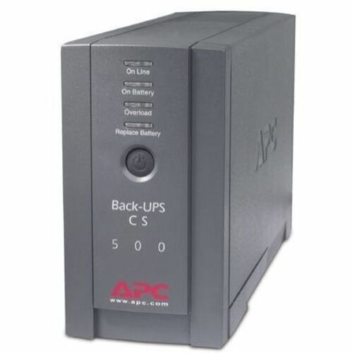 APC Back-UPS, 500VA, Tower, 120V, 6 NEMA 5-15R Outlets , User Replaceable Battery