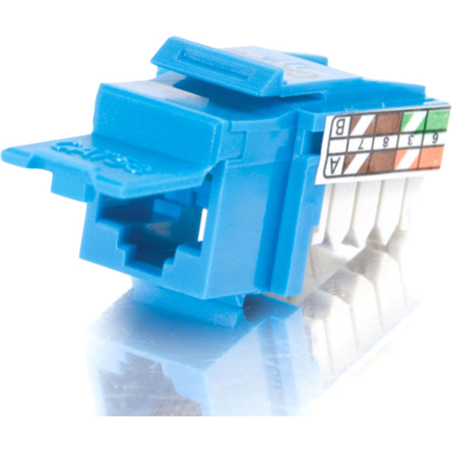 90DEG CAT5E RJ45 UTP BLUE