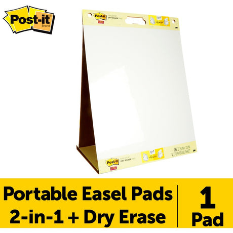 Post-it&reg; Super Sticky Tabletop Easel Pad with Dry Erase Surface