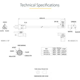 StarTech.com 6ft (1.8m) Computer Power Cord, NEMA 5-15P to Right Angle C13, 10A 125V, 18AWG, Replacement AC Power Cord, Monitor Power Cable