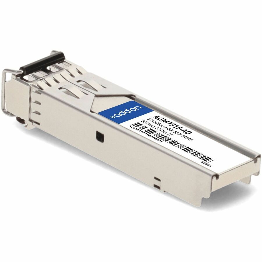 AddOn Netgear AGM731F Compatible TAA Compliant 1000Base-SX SFP Transceiver (MMF, 850nm, 550m, LC)