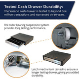 apg&reg;Standard- Duty Point of Sale Cash Drawer | Vasario Series VBS320-BL1915