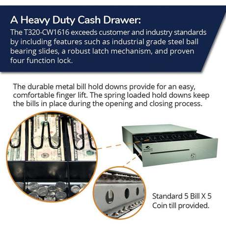 S100 DRAWER 16X16 WHITE