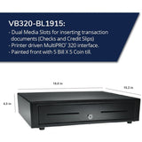 VASARIO DRAWER 19X15 BLK 24V