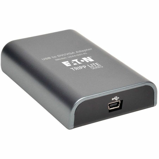 Eaton Tripp Lite Series USB 2.0 to DVI/VGA External Multi-Monitor Video Card, 128 MB SDRAM, 1920 x 1080 (1080p) @ 60 Hz