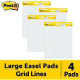 Post-it&reg; Self-Stick Easel Pad Value Pack with Faint Grid