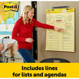 Post-it&reg; Super Sticky Easel Pad
