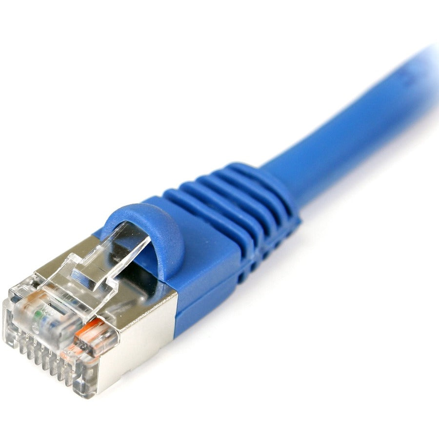 StarTech.com 50 ft Blue Shielded Snagless Cat5e Patch Cable