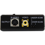 StarTech.com High Resolution VGA to Composite (RCA) or S-Video Converter - PC to TV