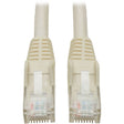 Eaton Tripp Lite Series Cat6 Gigabit Snagless Molded (UTP) Ethernet Cable (RJ45 M/M), PoE, White, 7 ft. (2.13 m)