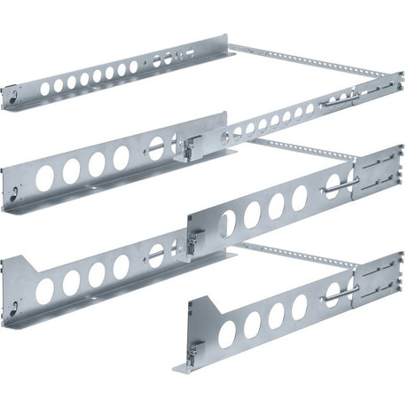 Rack Solutions 1U Tool-less Universal Rail 28in Depth with Tool-less Wirebar