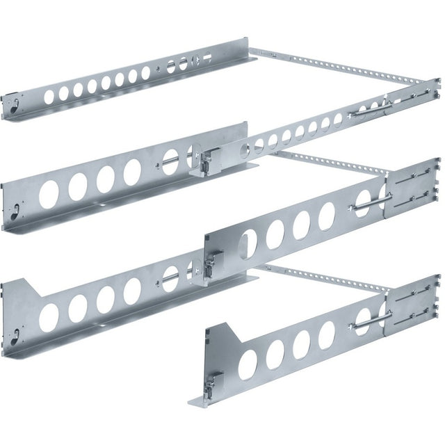 Rack Solutions 1U Tool-less Universal Rail 28in Depth with Tool-less Wirebar