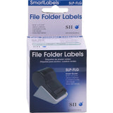 Seiko SLP-FLB White/Red File Folder Labels