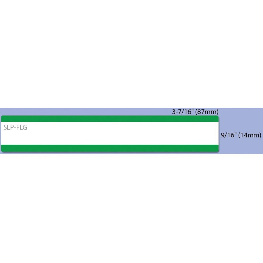 Seiko SLP-FLB White/Red File Folder Labels