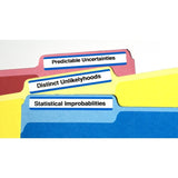 Seiko SLP-FLB White/Blue File Folder Labels