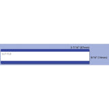Seiko SLP-FLB White/Blue File Folder Labels