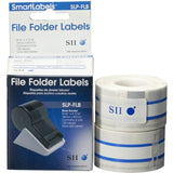 Seiko SLP-FLB White/Blue File Folder Labels