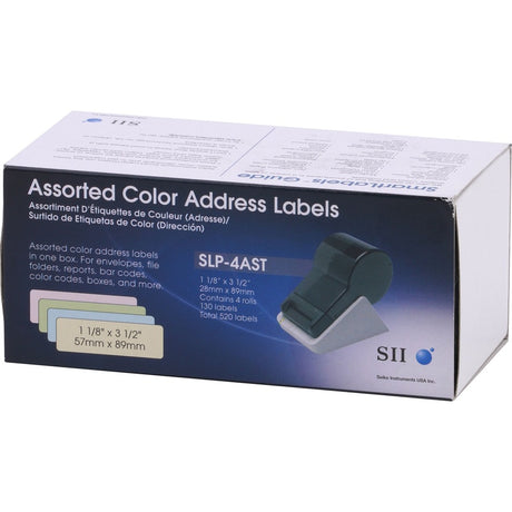 Seiko Address Label 4 pack (Red, Green, Blue, White)