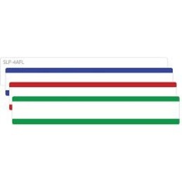 Seiko SmartLabel SLP-4AFL Multi-Color File Folder Label Assortment (White, Blue, Red, Green)